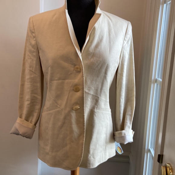 Talbots | Jackets & Coats | Nwt Talbots Linen Blazer | Poshmark
